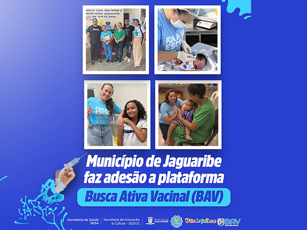 Município de Jaguaribe faz adesão a plataforma Busca Ativa Vacinal (BAV)